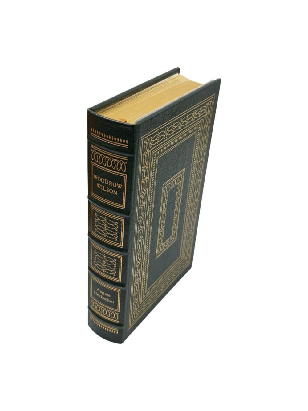 Woodrow Wilson Book President HC Leather August Heckscher Easton Press 1997